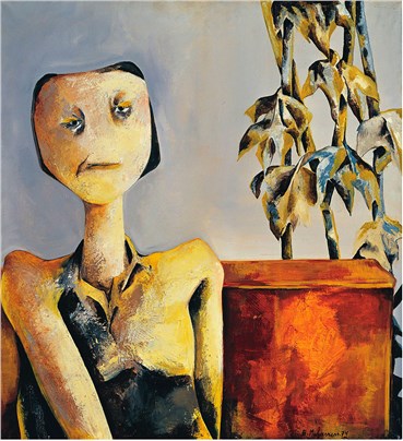 Painting, Bahman Mohassess, Painter's Mother, 1974, 36648