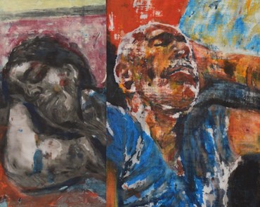 Painting, Malahat MohebKhah, In Attendance on Dad، Intercede, 2023, 76732