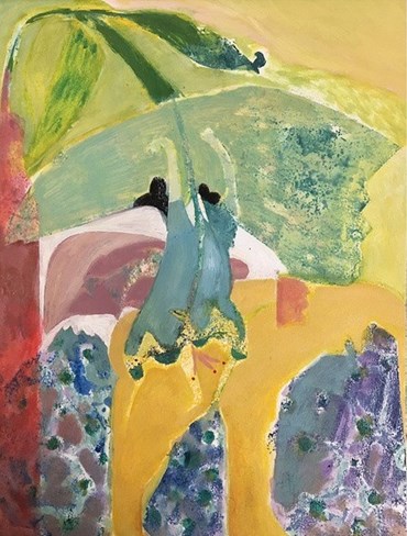 Painting, Pardis Amerian, Swing Sisters II, 2019, 77840