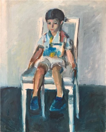 Painting, Nafisseh Riahi, Babak, 1993, 28019