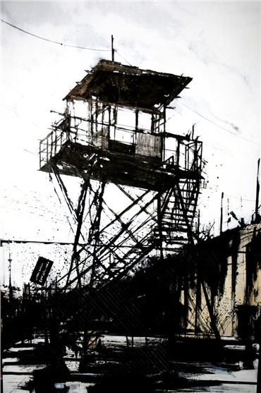 Painting, Kian Vatan, Watch Tower, 2013, 16327