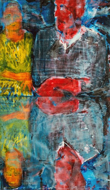 Painting, Malahat MohebKhah, Mom and Dad Together , 2023, 76720