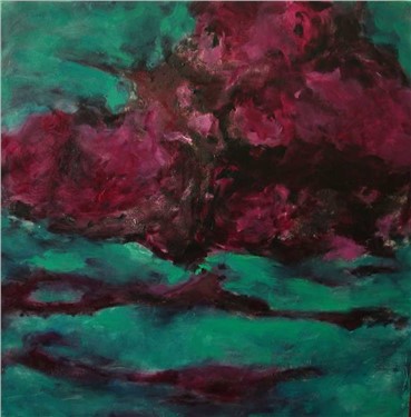 Painting, Shaqayeq Arabi, Turbulence, 2006, 6209