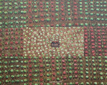 Painting, Niaz Babatabar, Vegetable Garden, 2024, 75843