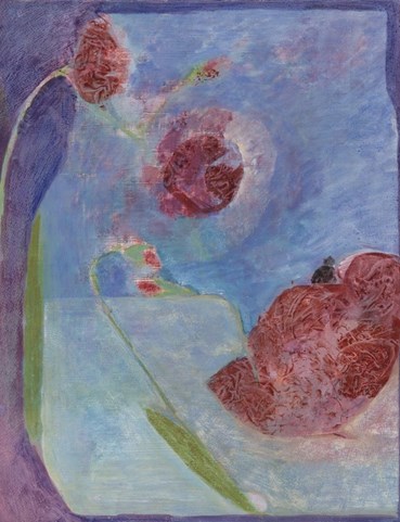 Painting, Pardis Amerian, Poppies, 2023, 77871