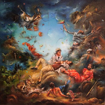 Painting, Nafiseh Emran, Untitled, 2017, 76714