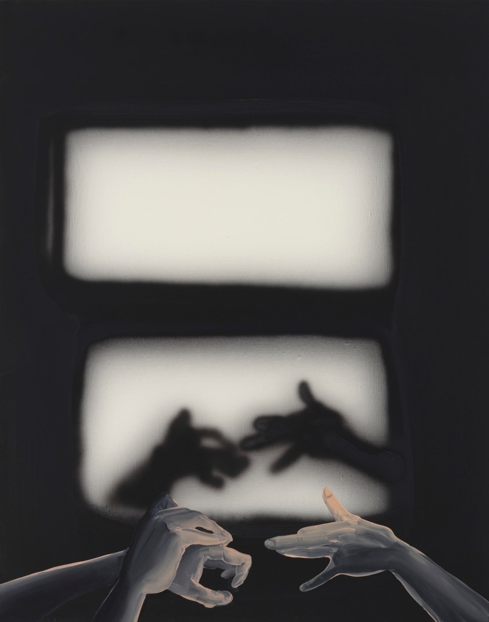 Tala Madani, Shadow Projection (Animal Hands) 2, 2018