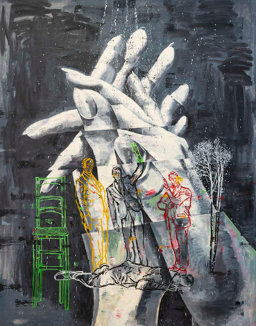 Painting, Nikzad Nodjoumi (Nicky), Guided by Chance, 2016, 81563