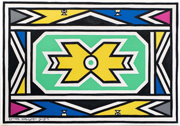 , Esther Mahlangu, Untitled, 2023, 77180
