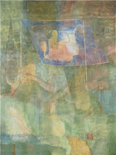 Painting, Azadeh Elmizadeh, Canopy, 2019, 35452