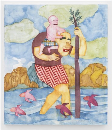Painting, Orkideh Torabi, Sit Tight, 2018, 25065