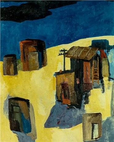 Painting, Mehrdad Mohebali, Colonie 2, 1991, 34631