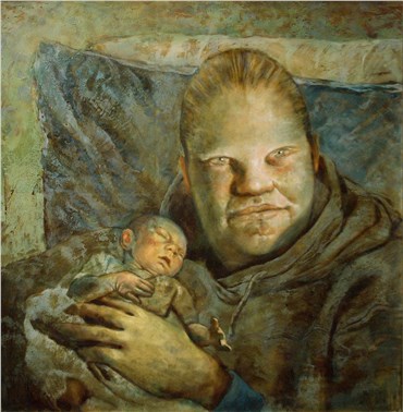 Painting, Bahman Mohammadi, Mother and Child, 2005, 30251