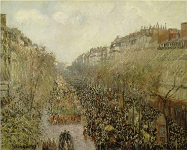 Painting, Camille Pissarro, Boulevard Montmartre, 1897, 22411