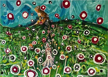 Painting, Omid Masoumi, Jungle Bride, 2017, 13447