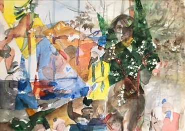 , Alireza Jahromi, Behind the Blossoms, 2022, 74700