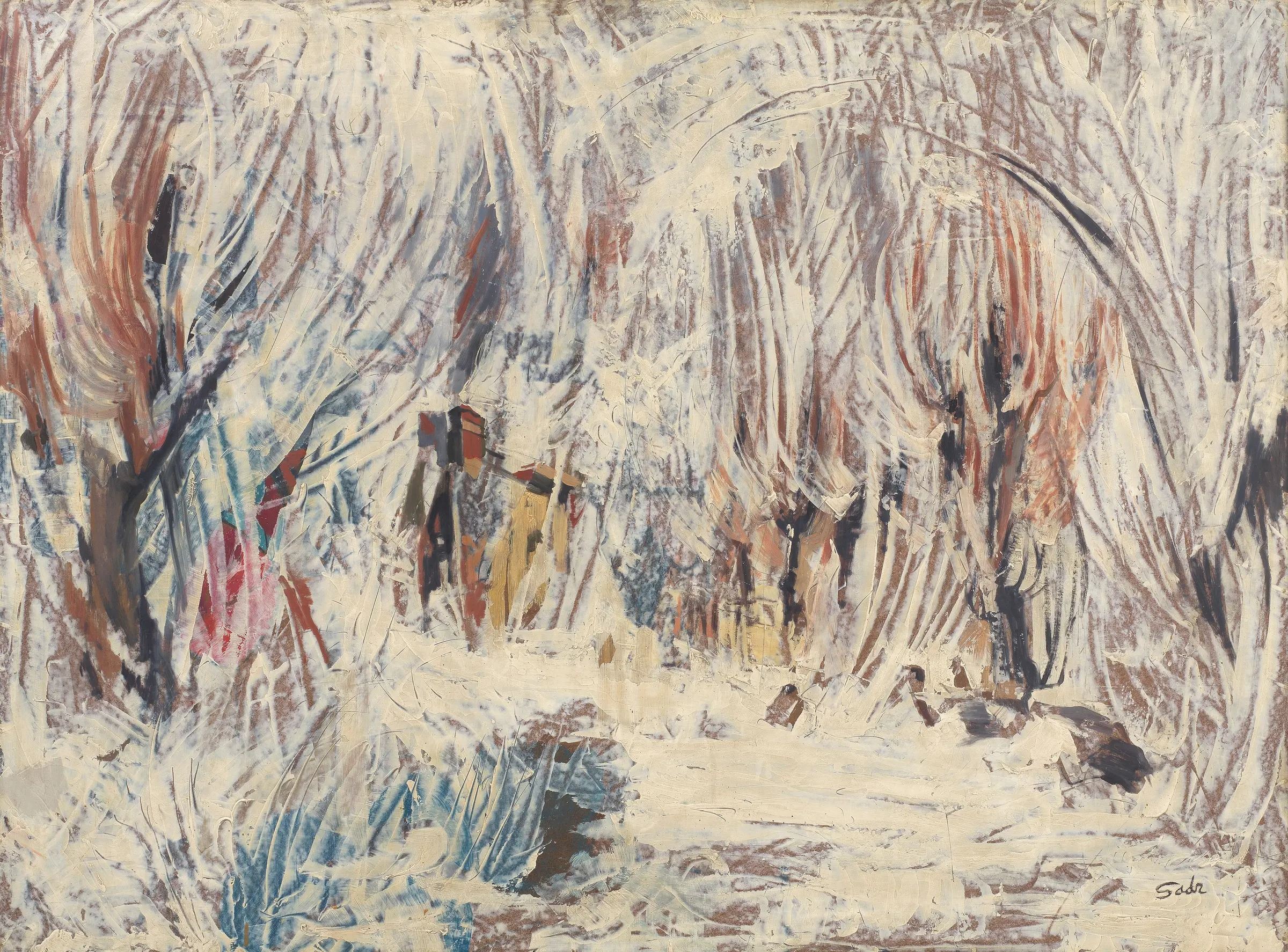 Behjat Sadr, The White Forest, 0