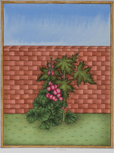 , Maryam Baniasadi, Papaya Tree and Flowers, 2021, 56796