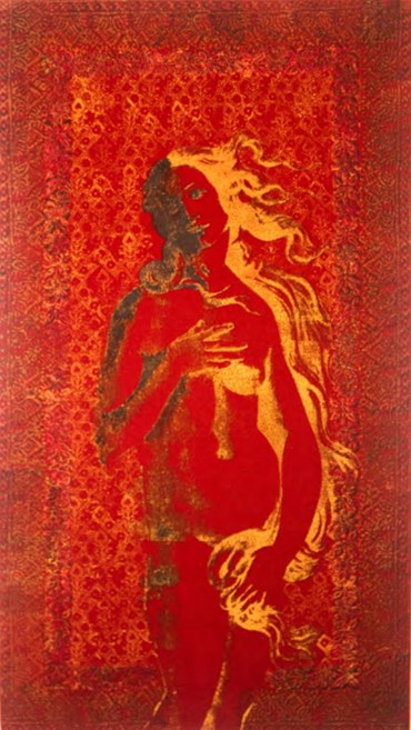 Printmaking, Ali Dadgar, Persian Venus, 2022, 73015