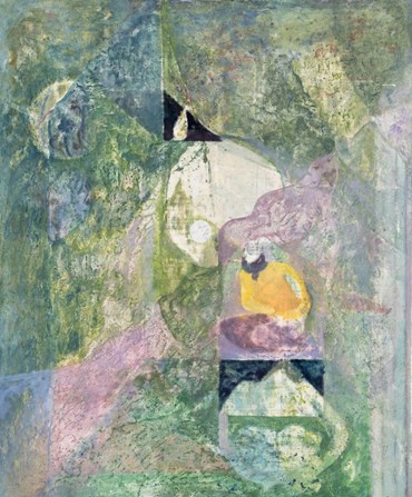 Painting, Pardis Amerian, Moon and Cypress, 2021, 77847