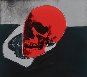 Mixed media, Andy Warhol, Skull, 1976, 16861
