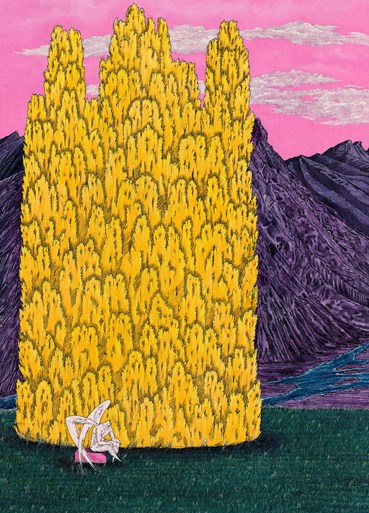 Painting, Mona Hoseinzadeh, The Aimless Angel, 2024, 80017