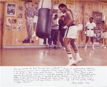Roger Welch, Mohammad Ali Keli is practicing, 1976, 0