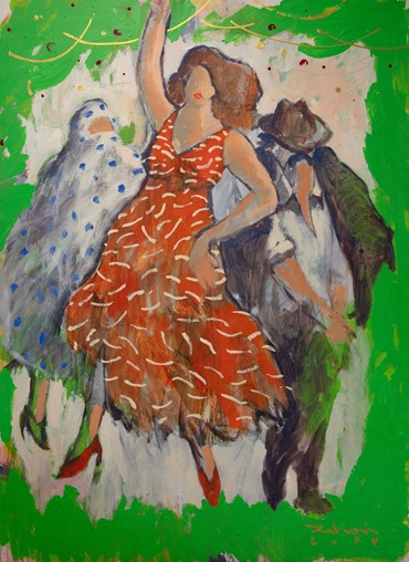 Mohammad Rahimi, Dance in Green, 2014, 0