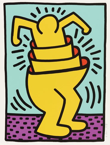 , Keith Haring, Untitled (Cup Man), 1989, 64462