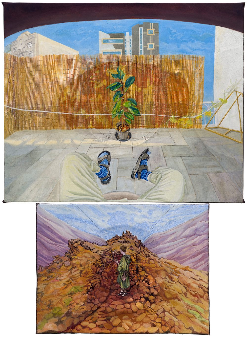 Serminaz Barseghian, Outside-Inside View (a Self Portrait), 2022