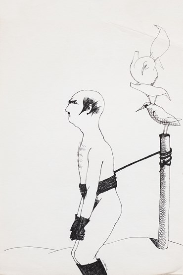 Drawing, Alireza Espahbod, Untitled, 1971, 57163