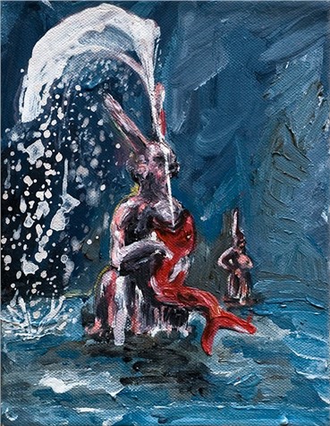 Painting, Ramtin Zad, The Fountain, 2011, 6258