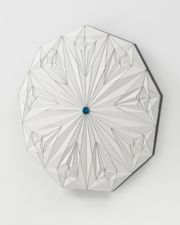 Mixed media, Monir Shahroudy Farmanfarmaian, Untitled Nonagon 1, 2016, 77178