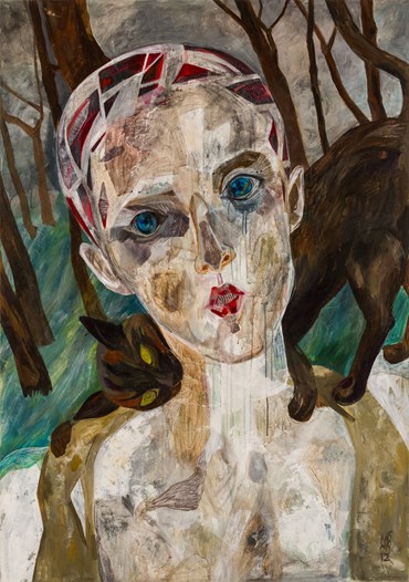 Painting, Golnar Tabibzadeh, Scarecrow, 2012, 73457