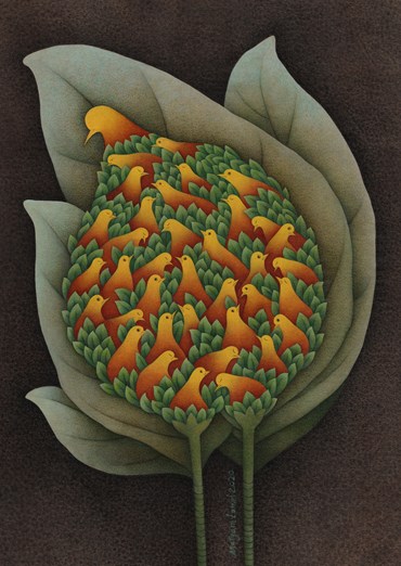 Painting, Maryam Lamei, The Lover Is Wordless, 2020, 78072