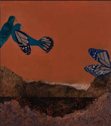 Painting, Samira Abbassy, Cross Pollination, 2024, 76831