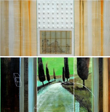 Painting, Mostafa Darebaghi, Direction, 2006, 7412
