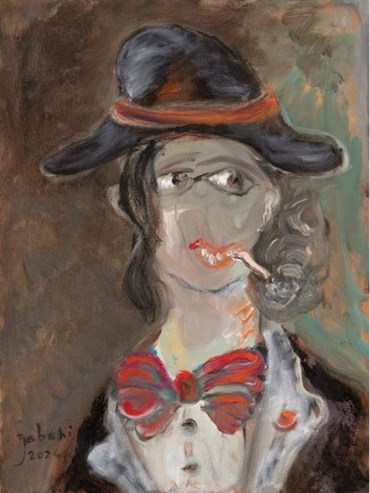 Painting, Hoseinali Zabehi, Cheshm Cheroon, 2024, 75771