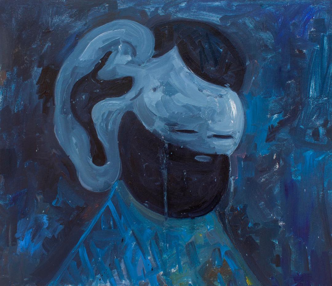 Amir Khojasteh, Blue Ralf, 2018