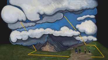Painting, Aylar Dastgiri, 14288 Feet, 2021, 53081