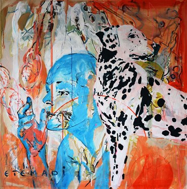 Painting, Elham Etemadi, Hesitations , 2021, 53550