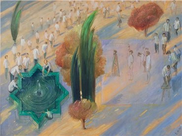 Painting, Kazem Chalipa, Eid-Alfitr Prayer, 1994, 20771