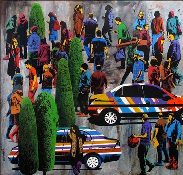 Painting, Dariush Gharahzad, Untitled, 2019, 23314