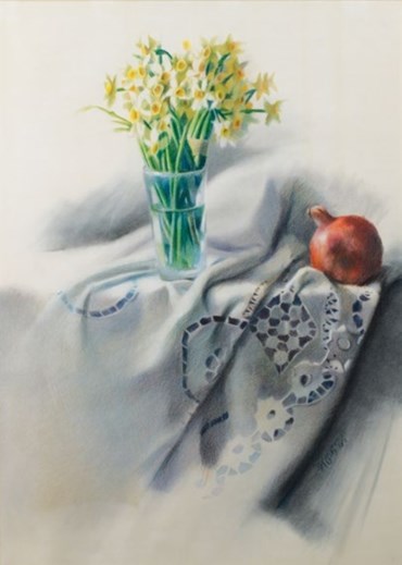 Painting, Parvaneh Etemadi, Still Life, 1983, 77373