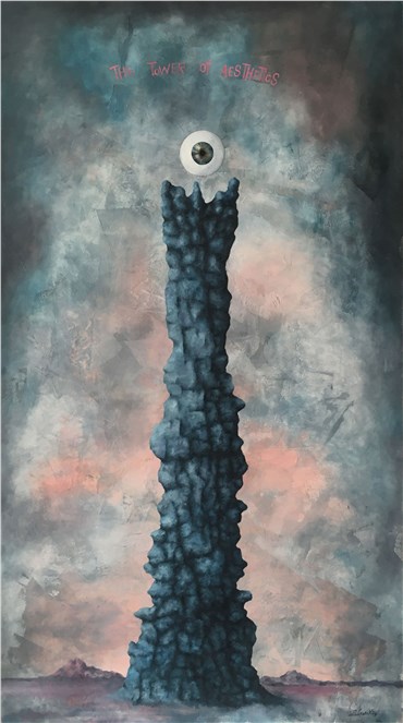 Painting, Sina Ghadaksaz, The Tower of Aesthetics, 2019, 29808