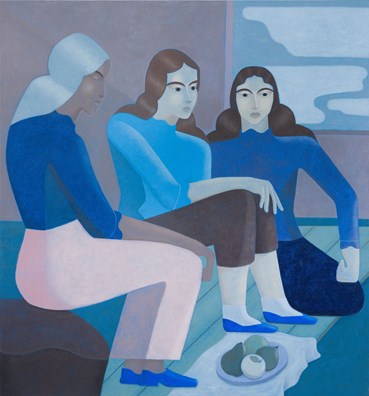 Painting, Sofia Pashaei, Three Generations, 2024, 75808