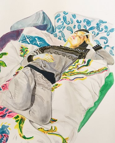 Painting, Makan Negahban, Pajamas, 2017, 77108