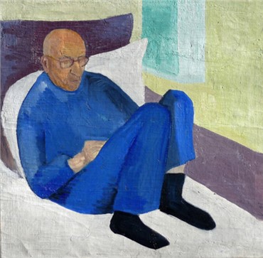 Painting, Leyly Matine Daftary, Portrait Dr. Mossadegh, 1957, 8206