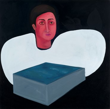 Painting, Azarakhsh Asgari, Self Portrait, 2021, 48982