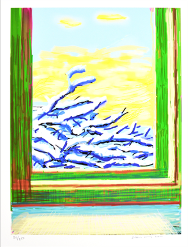 , David Hockney, My Window 610, 2010, 34364